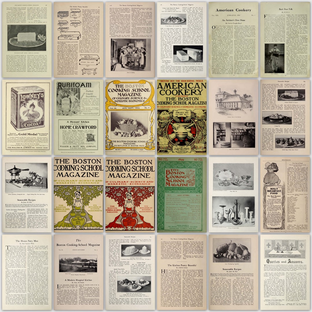 230 Issues (23 Volumes) of Vintage American Cook Magazines PDF Format ...