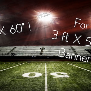 Football banner*football team photo*digital backdrop*sports banner*football*sports team photo*team photo*friday night lights*stadium