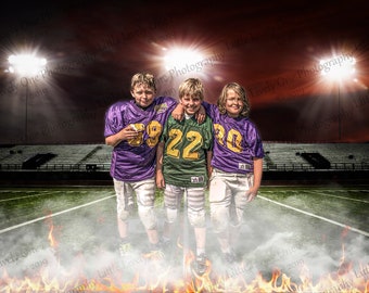 Football background bundle*Football team photo*digital backdrop*sports background*football*sports team photo*team photo*friday night lights