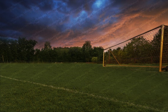 Sports Background Soccer Field Soccer Background Soccer Etsy