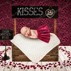 Digital background * valentine&#39;s day background * Kissing booth * digital backdrop * valentine&#39;s background * baby valentine background