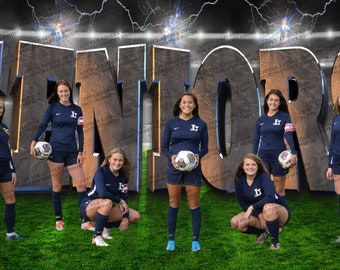 Soccer banner 48X96, seniors, Soccer team photo, Soccer seniors, team banner, digital background, sports background, sports banner, team