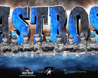 Baseball banner bundle*baseball team banner*digital backdrop*sports background*sports team photo*team photo*baseball team*sports banner
