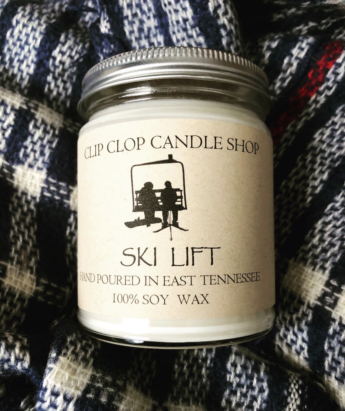 Ski Lift Ski Candle Gift for Skiers Wood or Cotton Wick Ski Decor Etsy