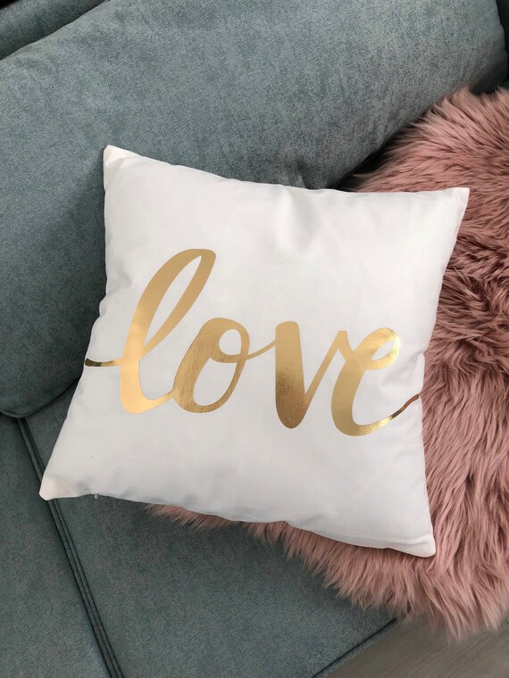 letters print white soft microfiber Letters Pillow by notNeutral | Throw