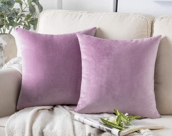lilac throw pillows