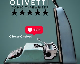 Olivetti Lettera 32 originele groene vintage handmatige typemachine onderhouden