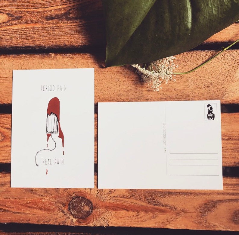 Postcard period Pain-Real pain