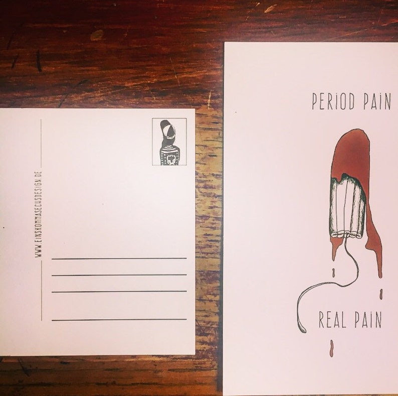 Postcard period Pain-Real pain