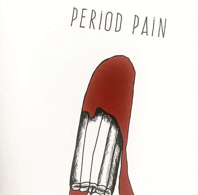 Postcard period Pain-Real pain