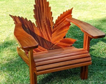 Pot Leaf Adirondack Chair Etsy