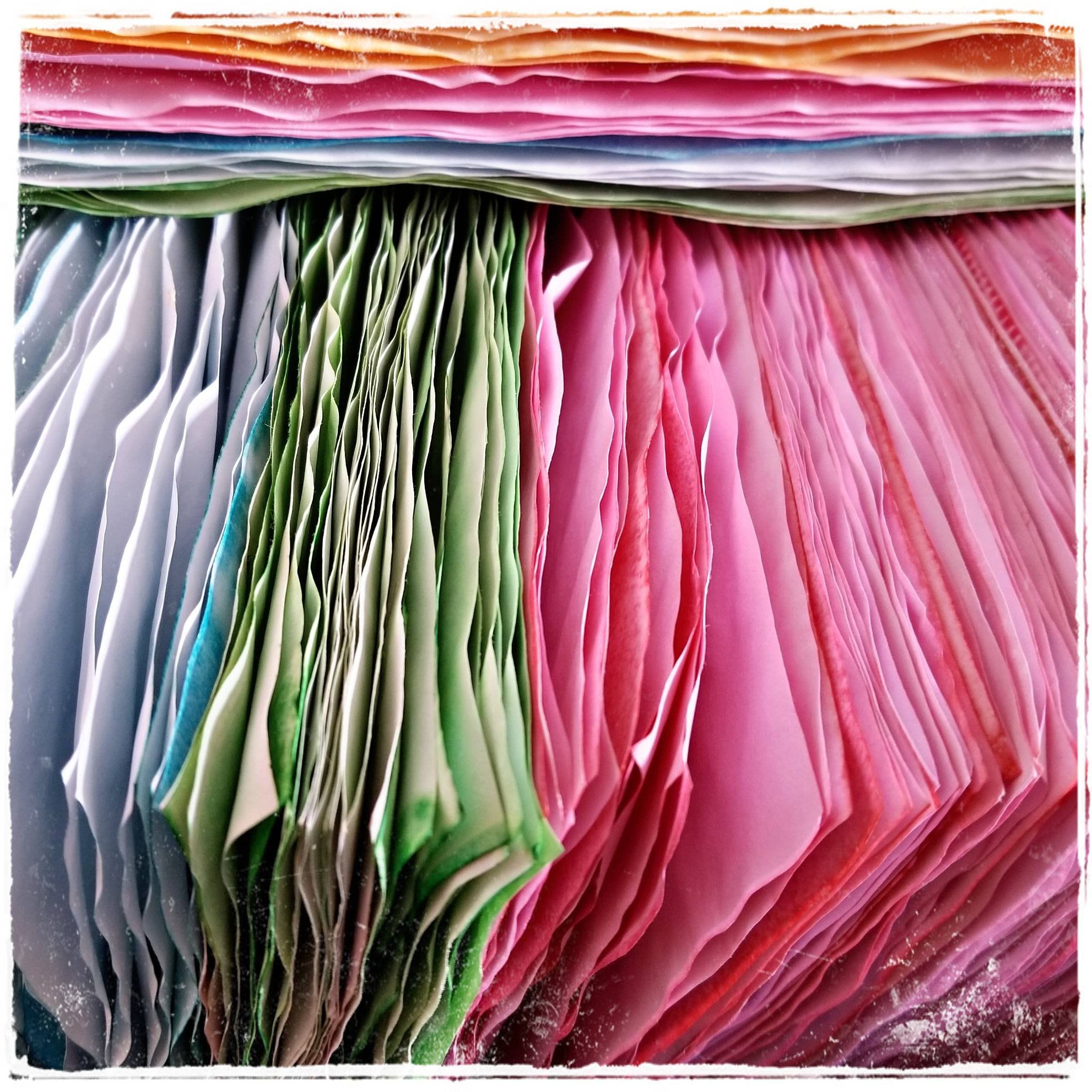 Hand Dyed Paper Etsy