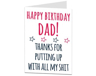 dad birthday card etsy