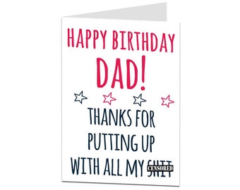 happy birthday dad etsy