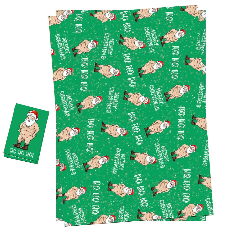 Rude Christmas Wrapping Paper 