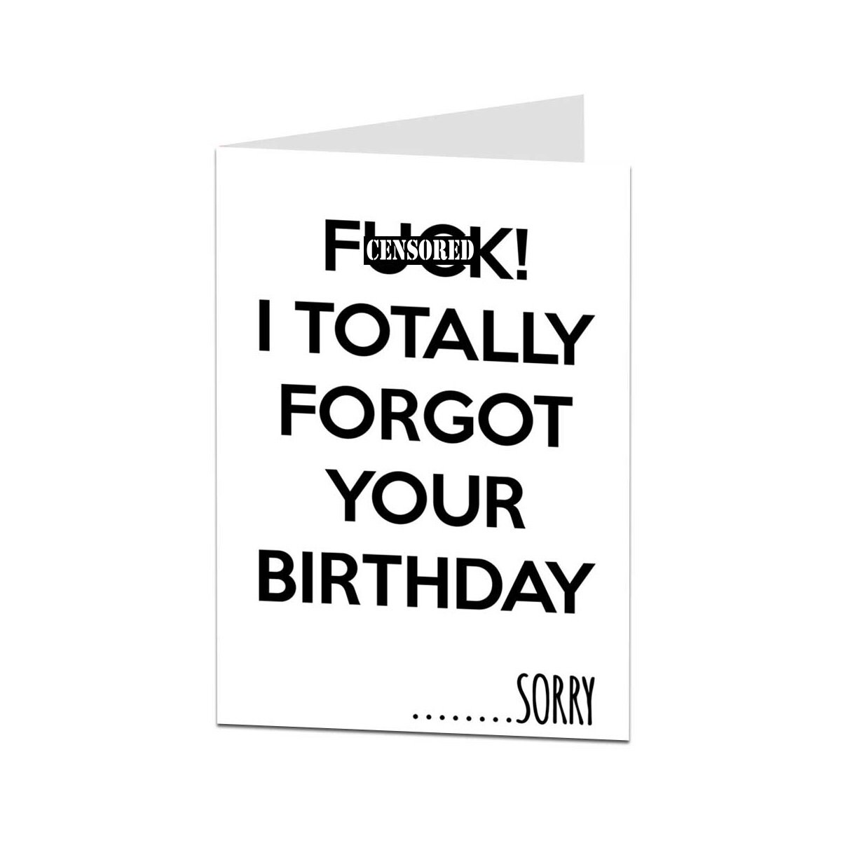 Belated Birthday Card. Funny Late Birthday Card. Sorry I - Etsy ...