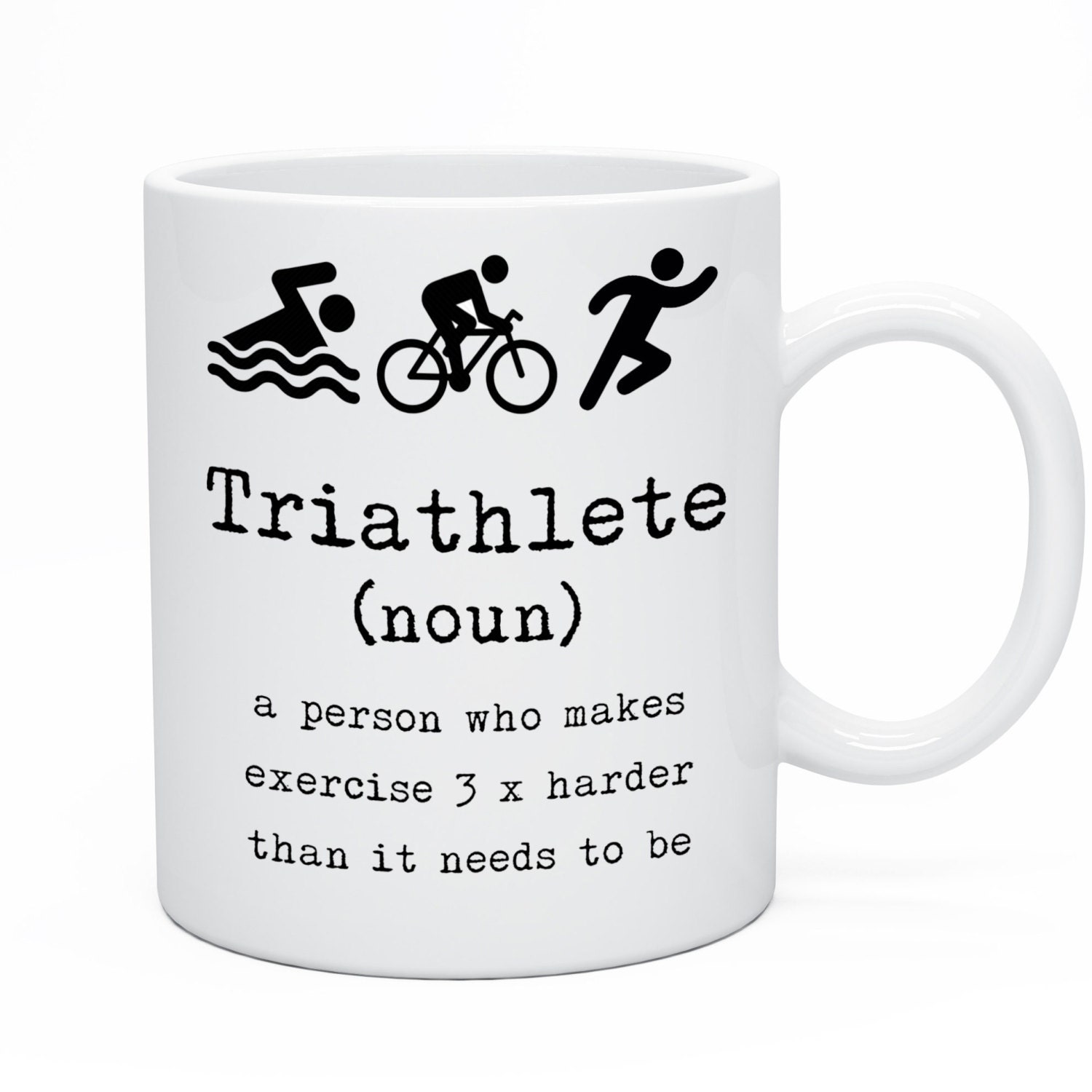 Triathlete Tea Coffee Mug. Triathlon Tea Coffee Mug. Triathlon Gift