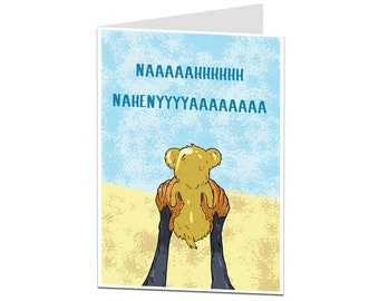 Funny New Baby Card. New Mum Card. Baby Humour. Congratulations Baby Boy Or Girl Card. Funny New Parents Card.