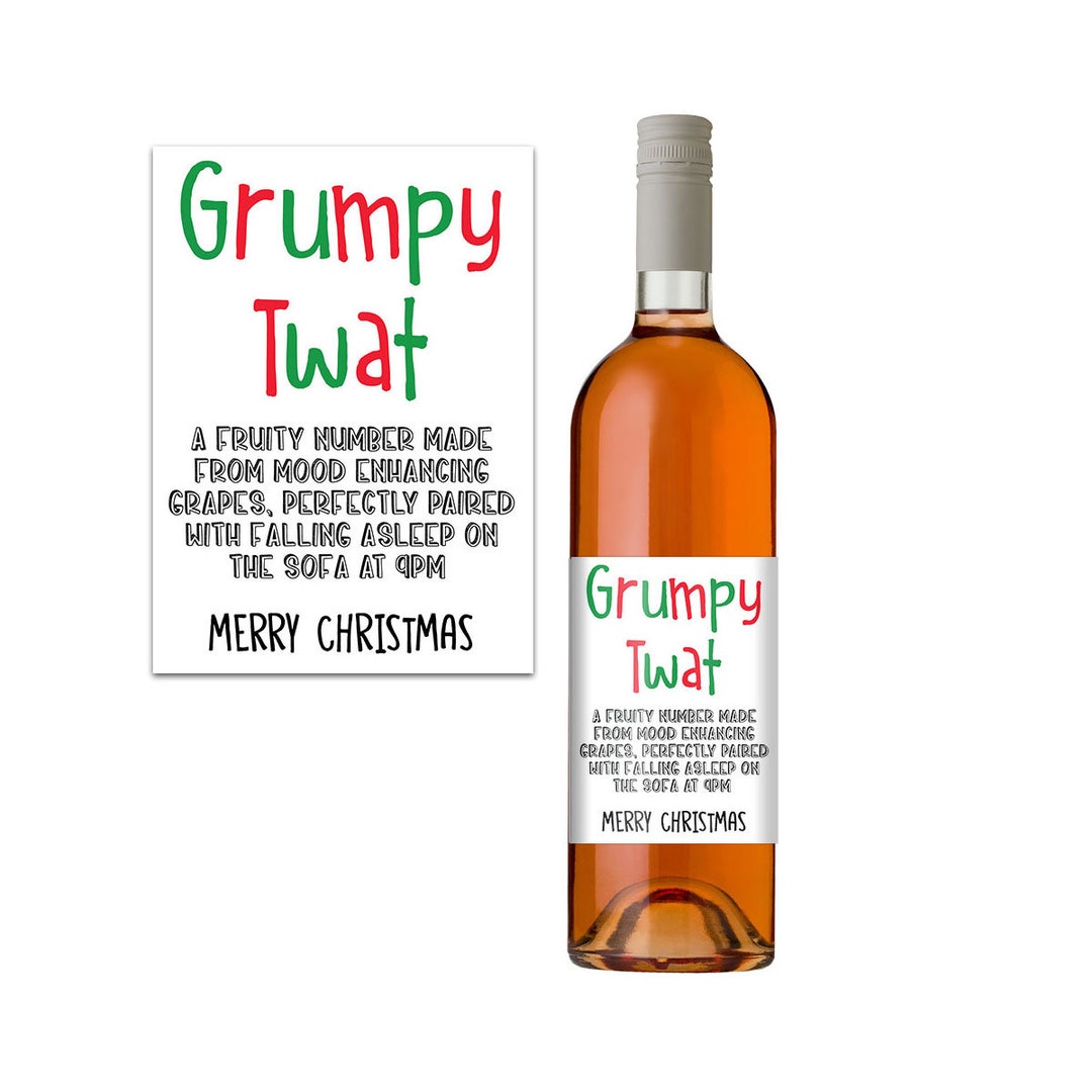 funny-christmas-wine-bottle-label-christmas-gift-idea-for-him-etsy