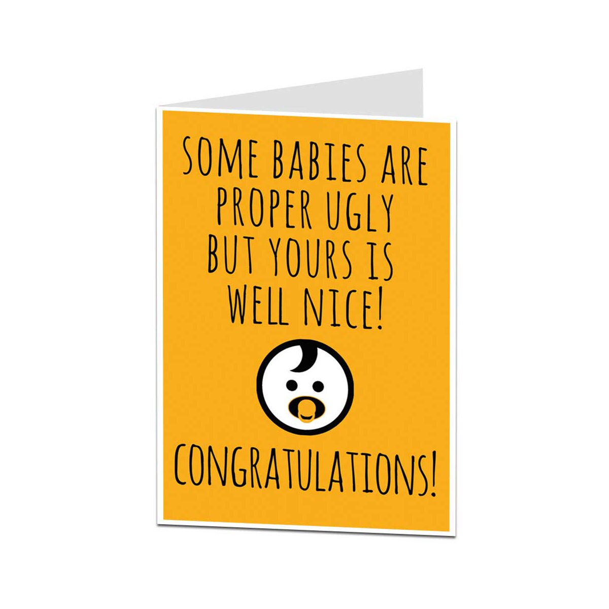 Funny New Baby Card New Mum Card Baby Humour Etsy