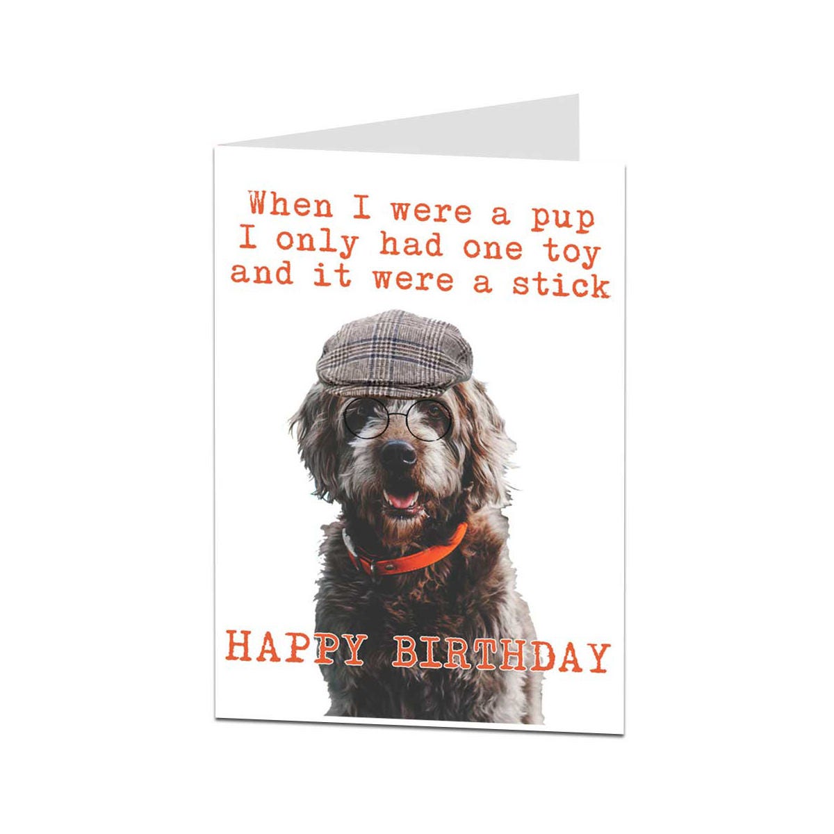 Funny Birthday Card. Dog Card. Birthday Card From Dog. Card - Etsy UK