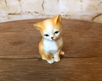 Babbacombe Pottery Ginger And White Tom Cat Etsy