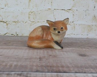 Fox Figurine Etsy
