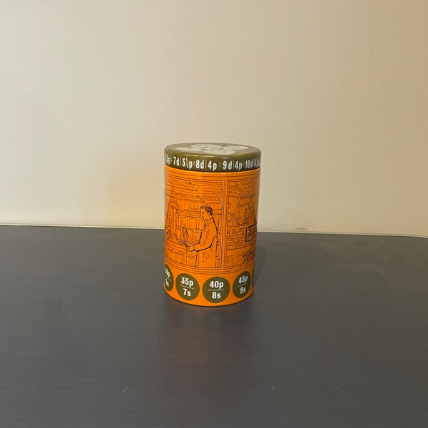 Vintage Tea Caddy Tin - Batgers Toffees