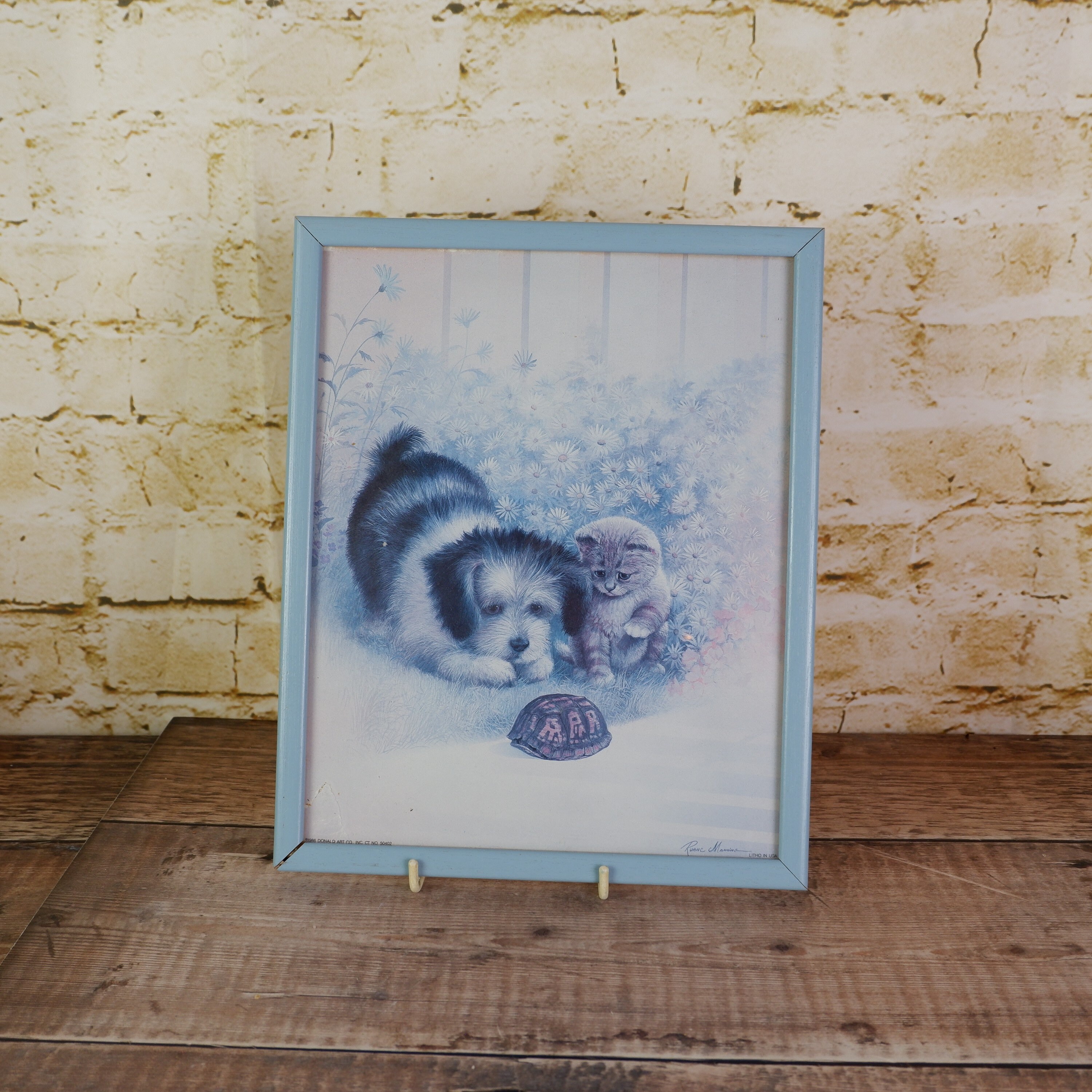 Vintage Animal Framed Print by Ruane Manning Etsy UK