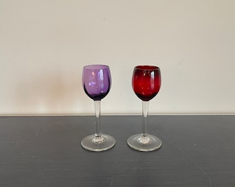 Vintage Sherry or Aperitif Glasses