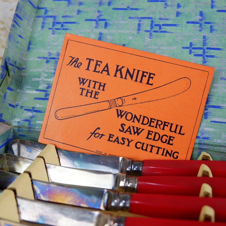 Vintage Tea Knife Set Etsy