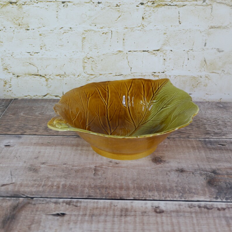 Vintage Cabbage Leaf Bowl by Royal Winton Etsy