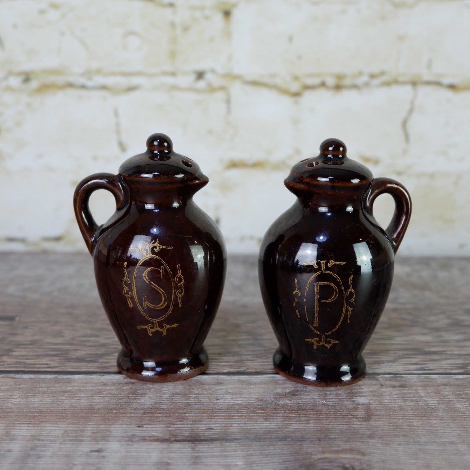 Vintage Novelty Salt and Pepper Pots Etsy