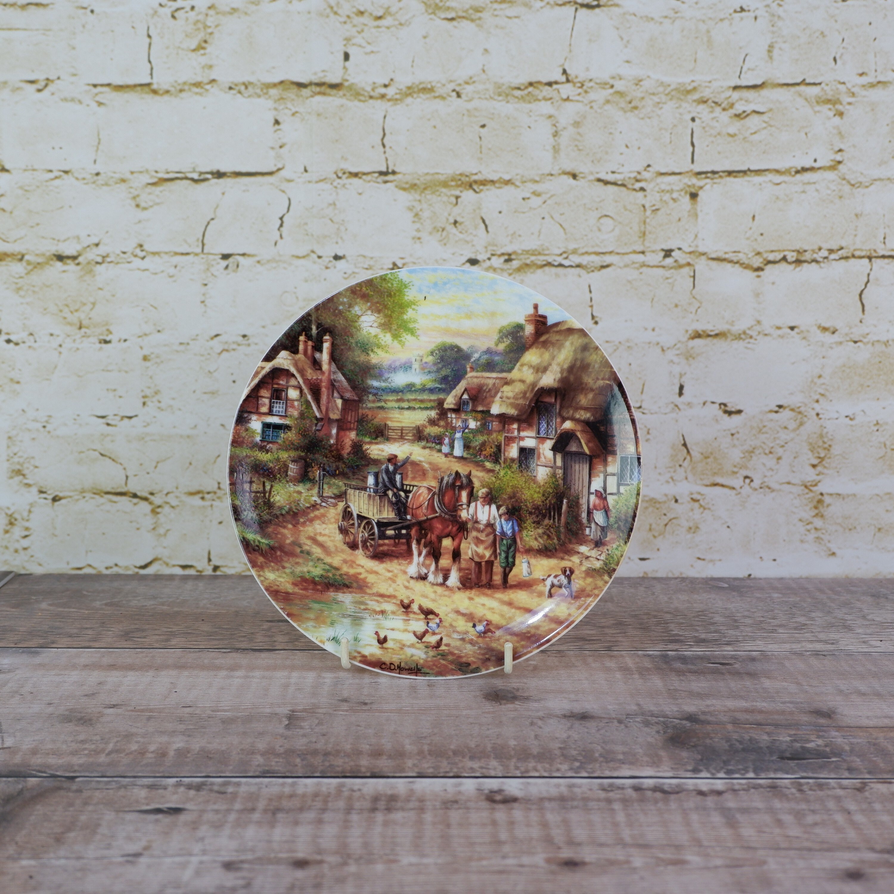 Collectible Wedgwood Plate - Early Morning Milk 1991 - Etsy UK
