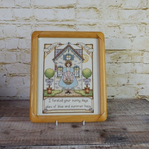 Vintage Cross Stitch Sampler