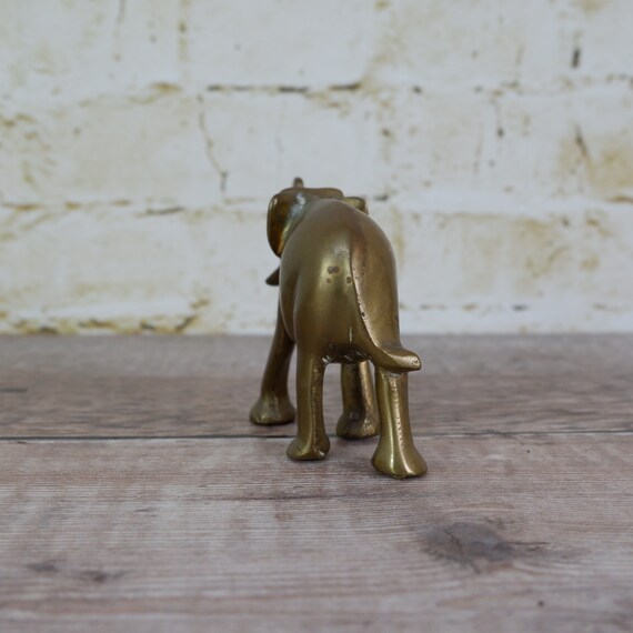 ヴィンテージ真鍮象の置物 - Etsy 日本
