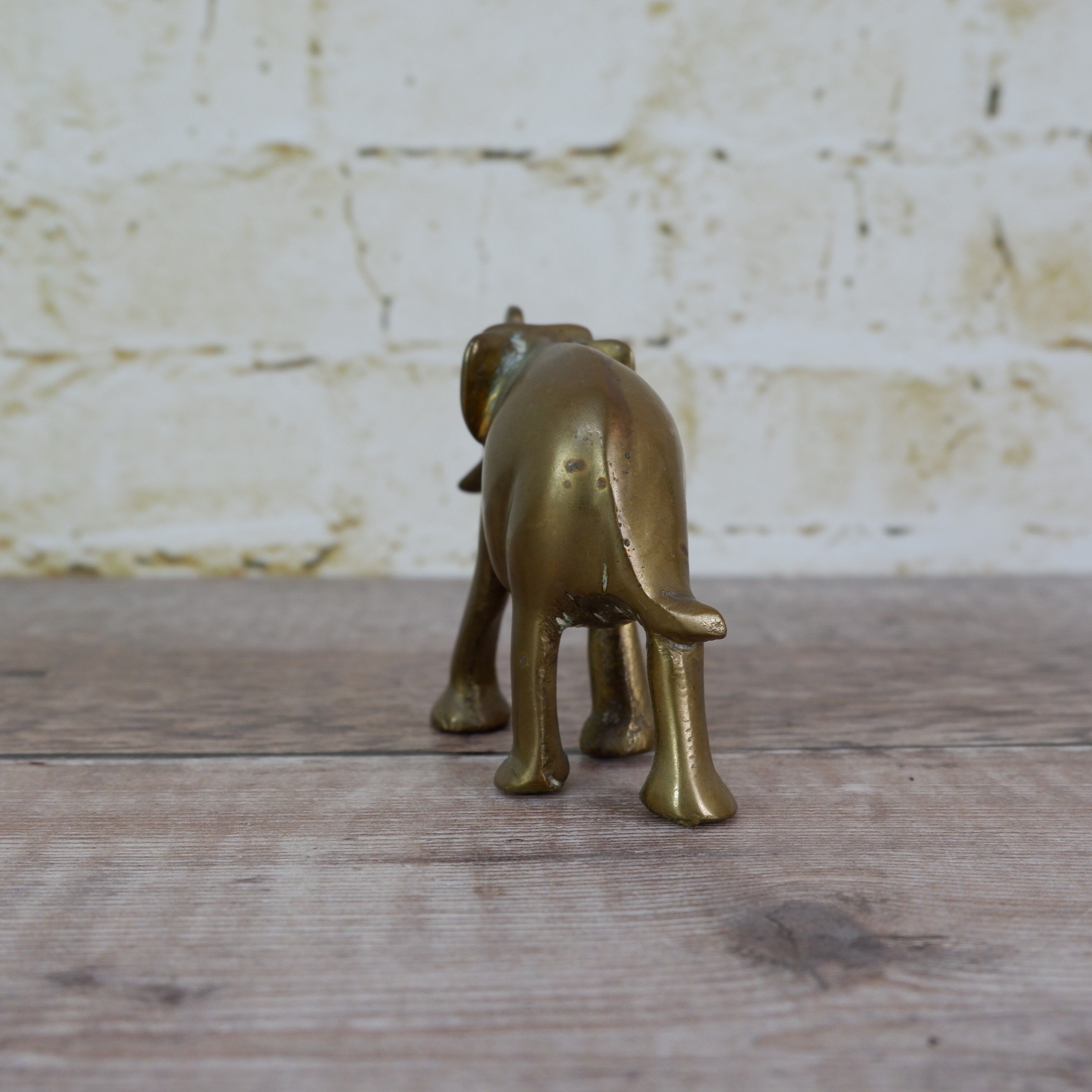 ヴィンテージ真鍮象の置物 - Etsy 日本