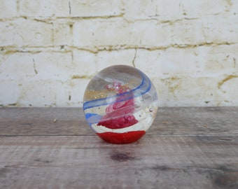 Vintage Swirl Glass Paperweight