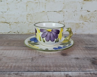 Vintage Japanese Tea Cup and Saucer