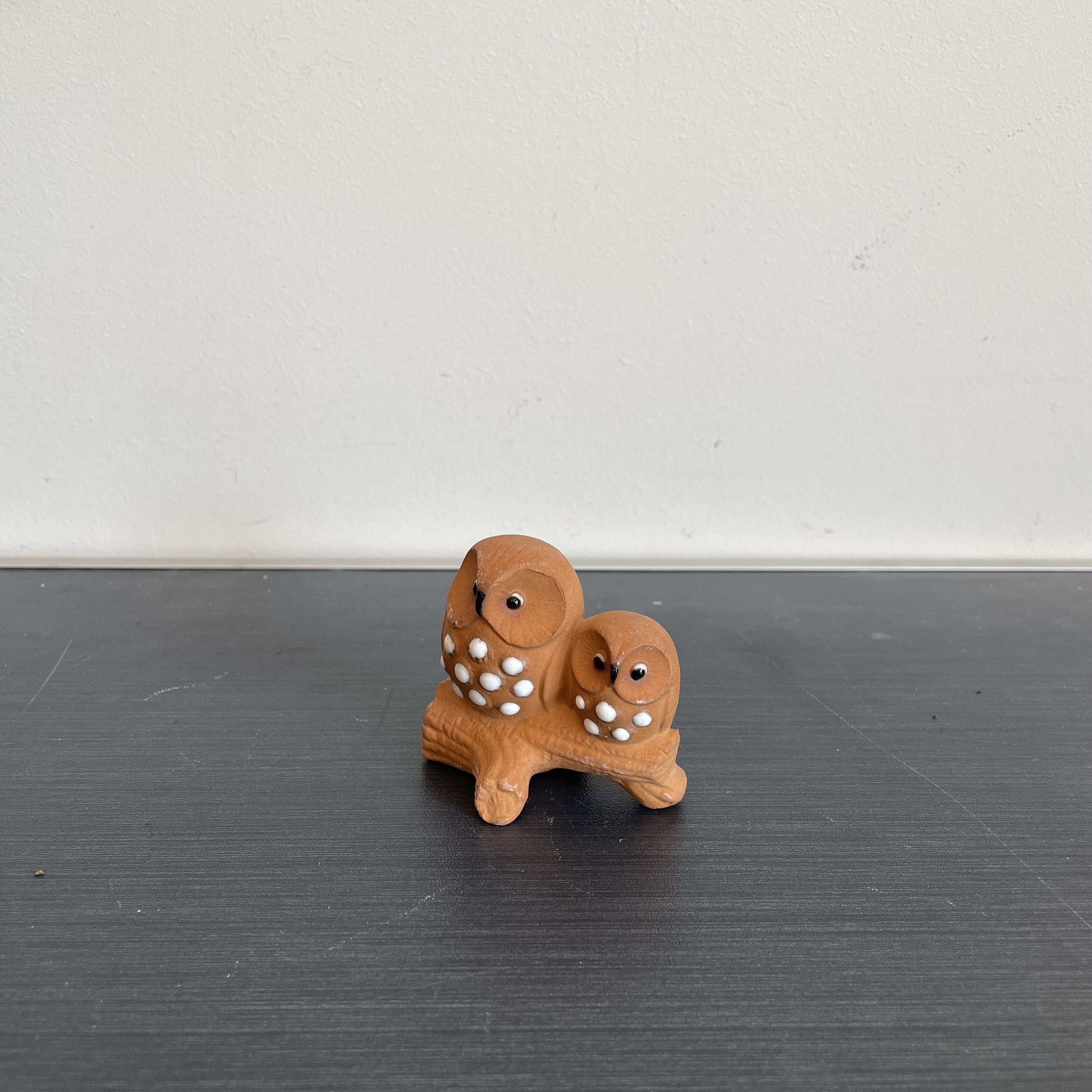 Pottery Vintage Owl Figurine