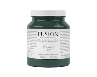 Pressed Fern Mineral Paint - Earthy Green Interior Decor