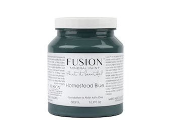 Homestead Blue Mineral Paint, Teal Undertones