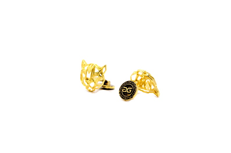 Regal Tiger Your Spirit Animal Cufflinks 925 zdjęcie 4