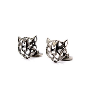 Regal Tiger Your Spirit Animal Cufflinks 925 zdjęcie 2