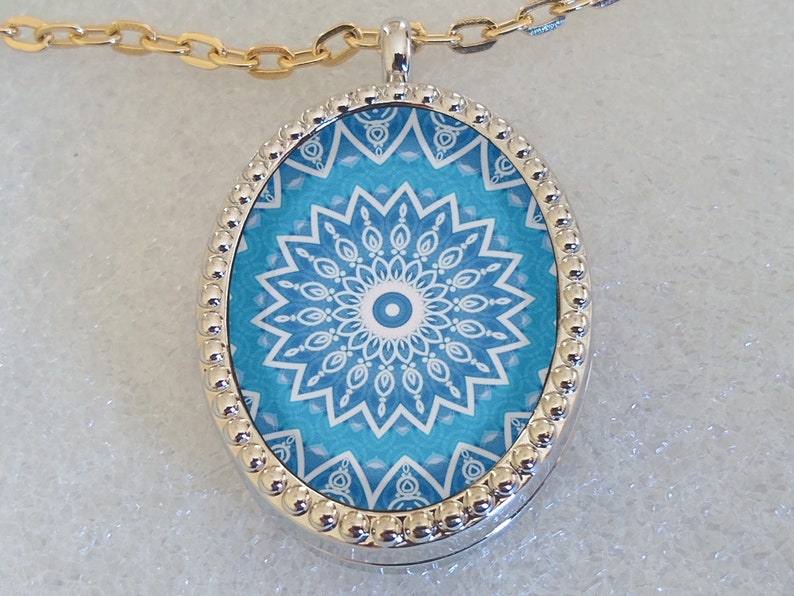 Download Pendant mockup cabochon template necklace mockup silver | Etsy