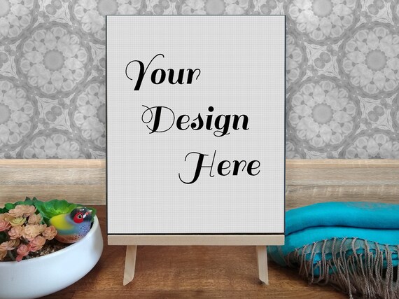 Download Cross Stitch Mockup Embroidery Mockup Easel Mockup Black Etsy