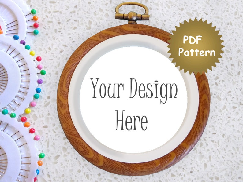 Download Embroidery mockup sewing mockup blank hoop mockup cross | Etsy
