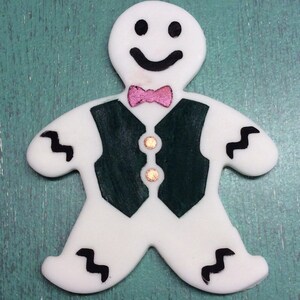 Waistcoat Gingerbread Man Stencil