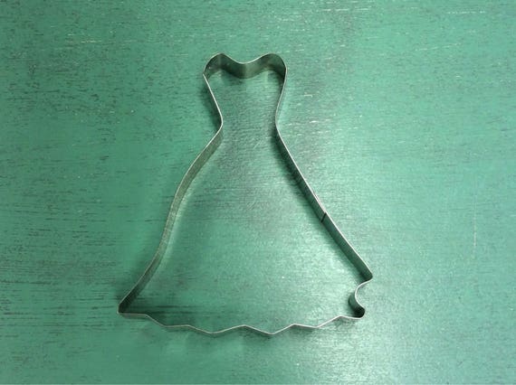 Wedding Dress Cookie Cutter Etsy