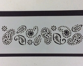 Paisley Cake Side Stencil